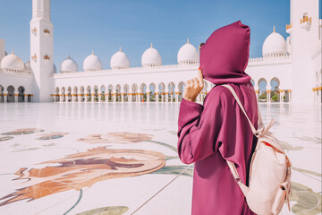 Visitors to Sheikh Zayed Grand Mosque are struck by the serenity and peacefulness of their...