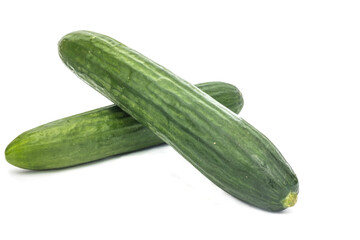 cucumber on an isolated white background