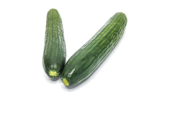 cucumber on an isolated white background