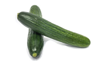 cucumber on an isolated white background