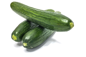 cucumber on an isolated white background