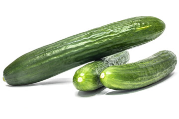 cucumber on an isolated white background