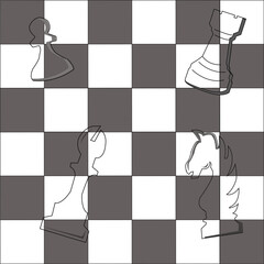 black and white chess