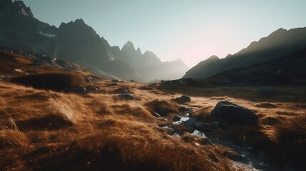 landscape in the morning