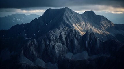 sunrise over the mountains