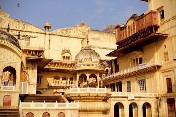 City Palace complex of Alwar, Build in the 18th century, this magnificent fort in located in the foothills of Aravalli, right below Bala Quila
