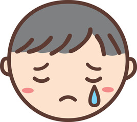 「悲しい」絵カード（生活場面）【療育・発達障害・自閉症】