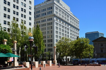 Square in Downtown Portland, Oregon