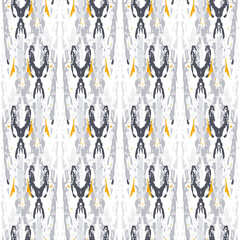 ethnic seamless pattern chevron dye tie batik