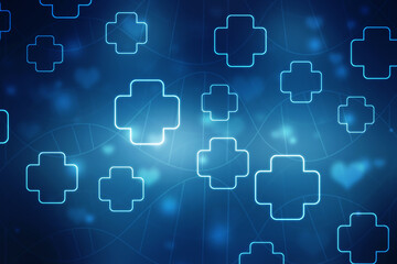 2d illustration plus sign symbol