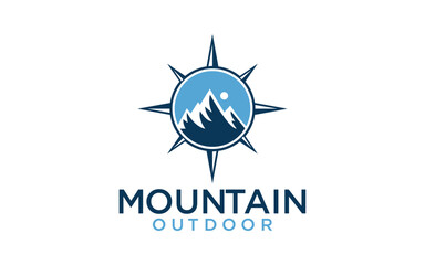 Mountain outdoor for Adventure Traveling logo