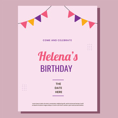 Birthday Invitation Layout