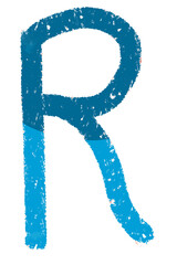 A-Z english font drawing