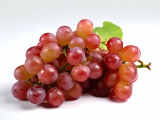 Fototapeta premium Grapes on White Background.