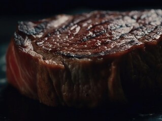 A Juicy Steak Highlighted with Perfect Lighting