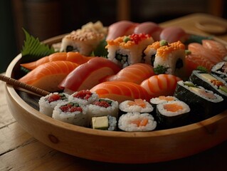 Assorted Sushi Platter.