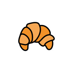 croissant icon vector design templates