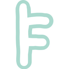 Hangeul korean alphabet drawing