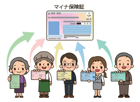 保険証からマイナ保険証に変えたいろんな職業の人たち