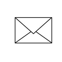 Email line flat icon.envelope with message png icon transparent background 