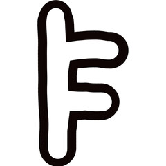 Hangeul korean alphabet drawing