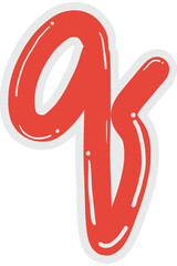 abc english font drawing