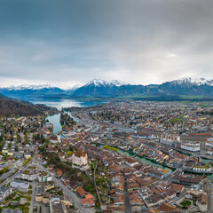Thun castle in the city of Thun, Switzerland