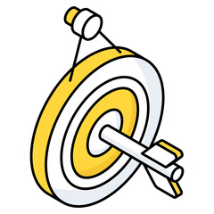 Conceptual design icon of target