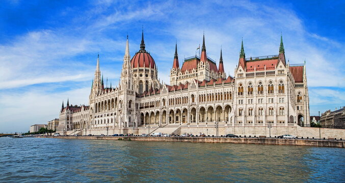 parliament building in Budapest in Hungary