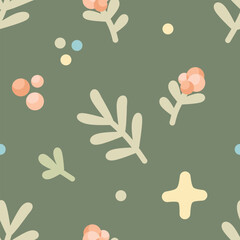 seamless pattern with flowers