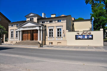 Fototapeta na wymiar Dramatic theater in Gorzow Wielkopolski, city in Lubusz Voivodeship, Poland.