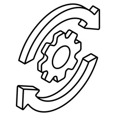 Perfect design icon of automation 