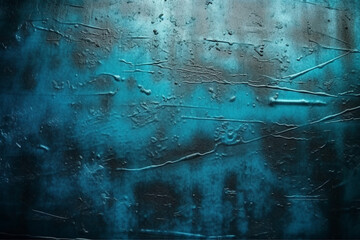 Blue Metallic Grudge Texture Background