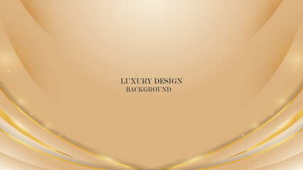 abstract luxury soft white background with shiny gold line. luxury elegant theme design vector