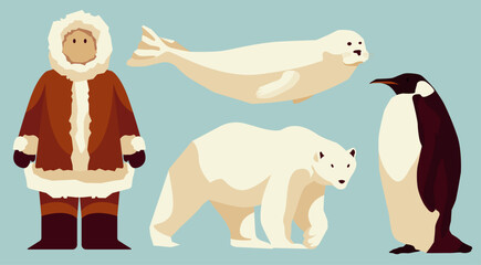 Set Collection Eskimo Life
