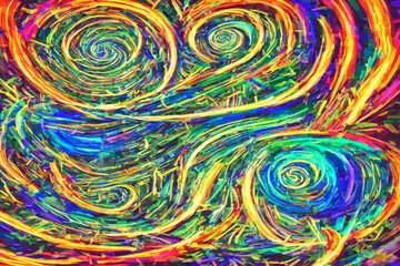 Fototapeta na wymiar abstract colorful background with circles | Generative AI