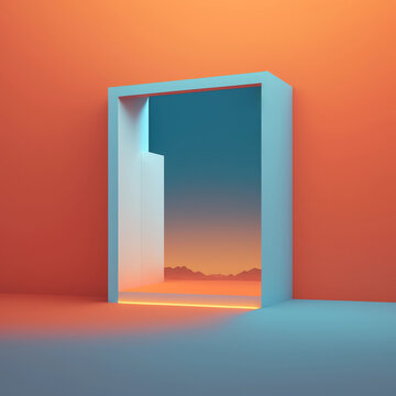 Minimalistic Background Generated by AI