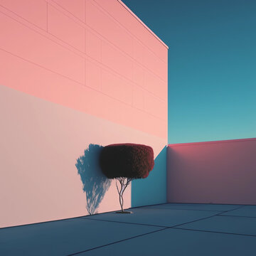 Minimalistic Background Generated by AI