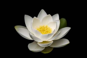 Fototapeta na wymiar White lotus flower, lily