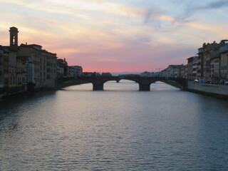 Obraz premium ponte vecchio city