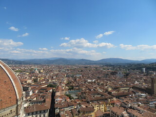 Fototapeta premium view from duomo