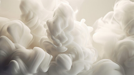 Mystical Smoke: Abstract Background with Mysterious Swirls and Puffs (Generative Ai)