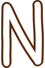 abc english font drawing