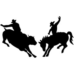 bullfighter silhouette