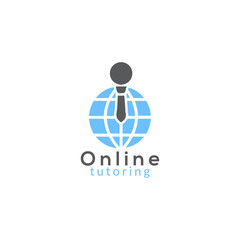 online tutoring logo design vector templet,