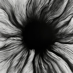 Fototapeta premium A Mesmerizing Close-Up Illustration of Intricate Iris Patterns. Gen AI