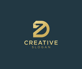 Luxury and elegant Letter D logo design for various types of businesses and company
