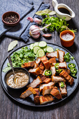 Lechon Kawali, filipino crispy fried pork belly