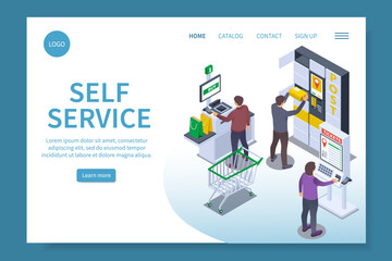 Self Service Isometric Website