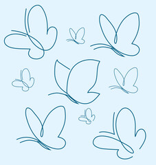 pattern with butterflies